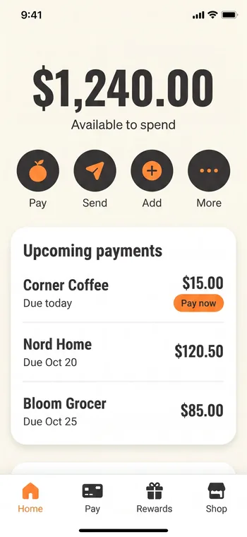 Raw app screenshot, unstyled
