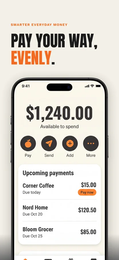 Finished store screenshot, first screen